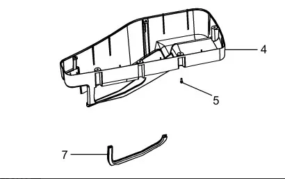 87364408 - Панель пласт. нижн. подлокотника T8/Mg. до 08г.в.